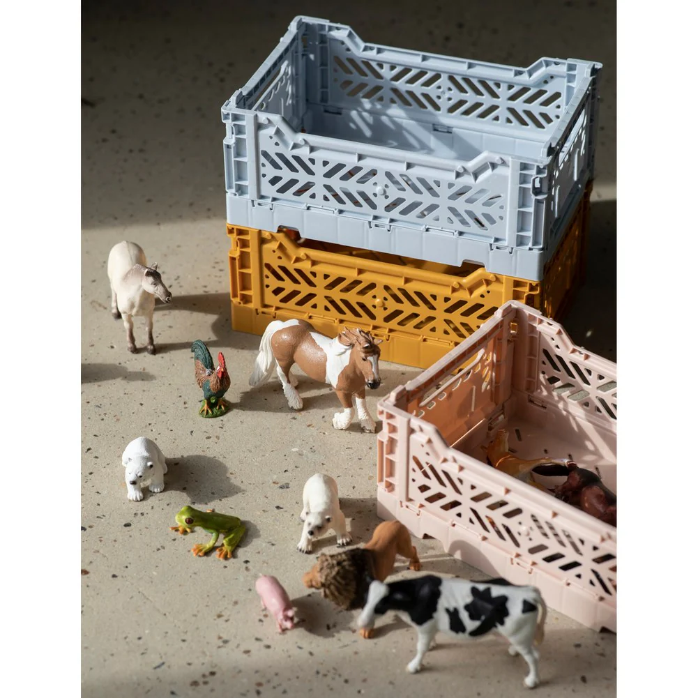 Aykasa Midi Foldable Storage Crate - Milk Tea - Image 3