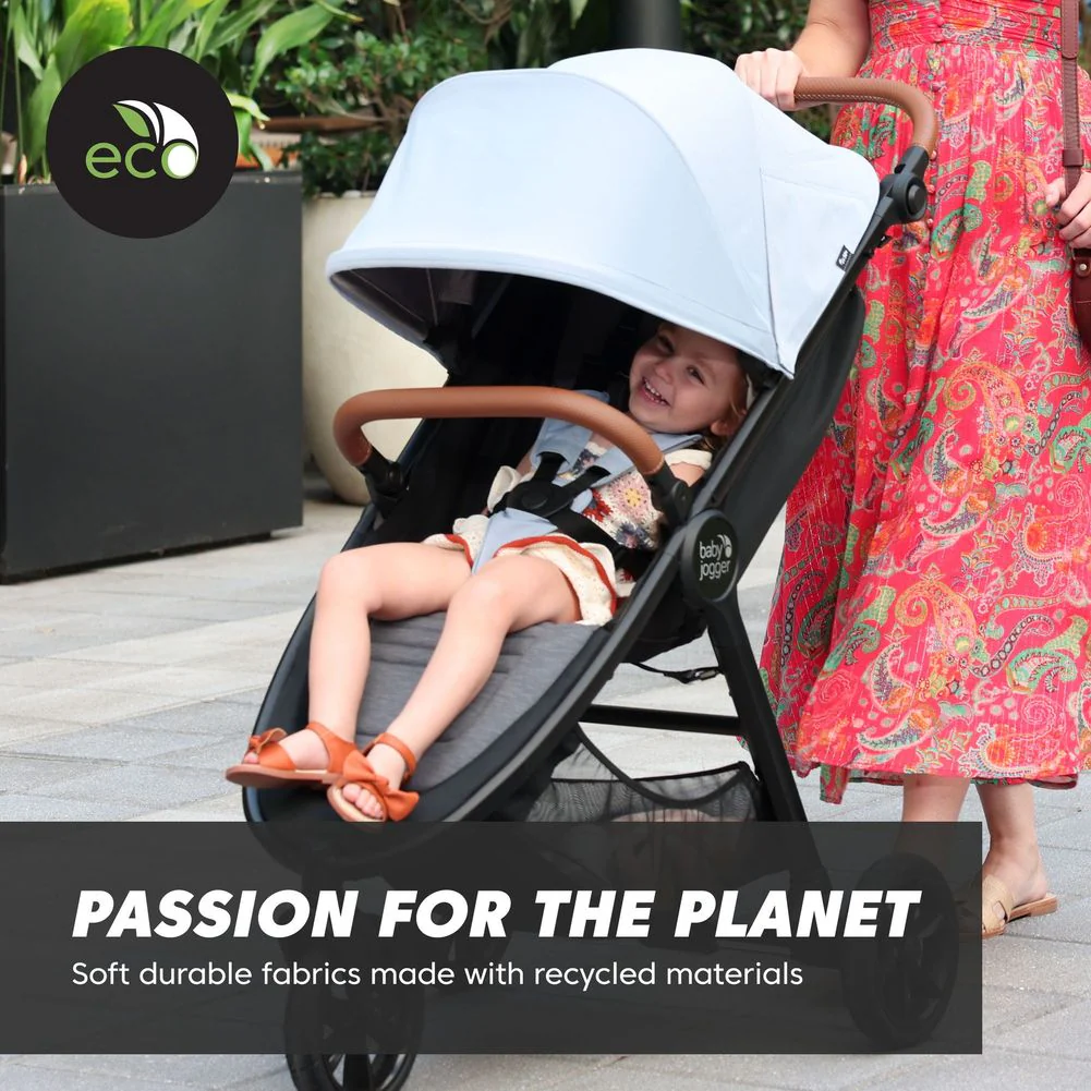 Baby Jogger City Mini GT2 Eco Stroller - Slate Fog - Image 6