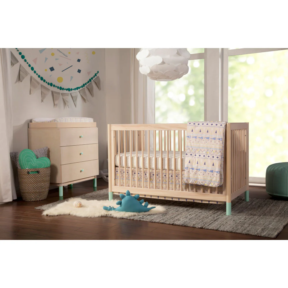Babyletto Gelato Crib and Dresser Feet Pack (Set of 4) - Cool Mint - Image 6