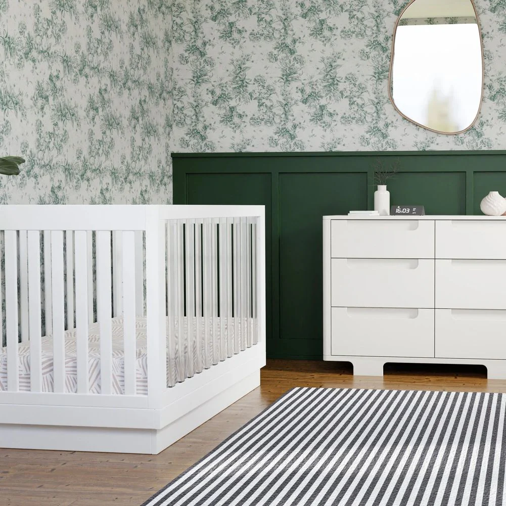 Babyletto Harlow Acrylic 3-in-1 Convertible Crib with Toddler Bed Conversion Kit - Image 10