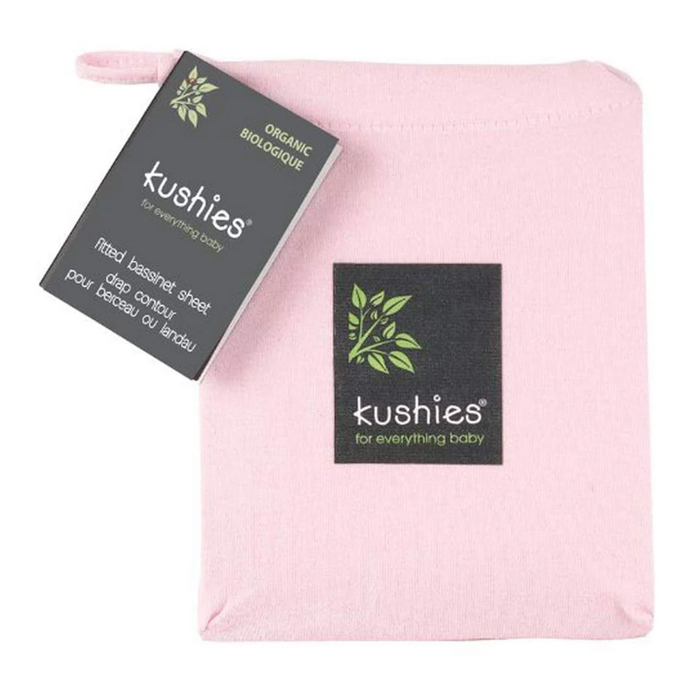 Kushies Organic Jersey Bassinet Fitted Sheet - Image 5